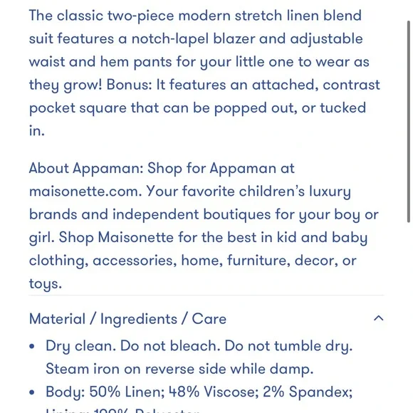 Appaman mod Suit - Blue Nights - Picture 3 of 10